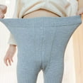 thumbnail image 3 of 1 PC Little Baby Girls Ankle Length Knit Footless Tights Bowknot Design with Ruffle, 3 of 5