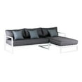 thumbnail image 5 of Elle Decor Paloma Outdoor Sectional Sofa White, 5 of 7