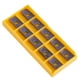 thumbnail image 1 of Insertos CNC Fugacal Herramienta de Torneado 10 Piezas Carburo Acero Inoxidable, 1 of 8