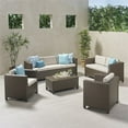 thumbnail image 2 of Noble House Ensemble de Conversation Extérieur 5 Pcs en Gris, 2 of 36