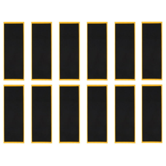 WRISTBIQUE Foam Grip Tape for Fingerboards Black Nonslip Accessories 12Pcs