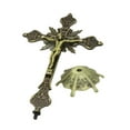 thumbnail image 3 of JESÚS Cross Statue Standing Crucifix, Figurine Table Cross Crucifix Jesus Crucifix, para la decoración del hogar de la mesa Decoración cristiana, 3 of 8