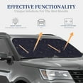 thumbnail image 4 of Saiise Copper-Gold Gloss Outline Peony for Foldable Car Sun Shades (2-Pack) Offer Sun Protection with an Easy-fold Design for Convenient Windshield Shading-Medium, 4 of 6