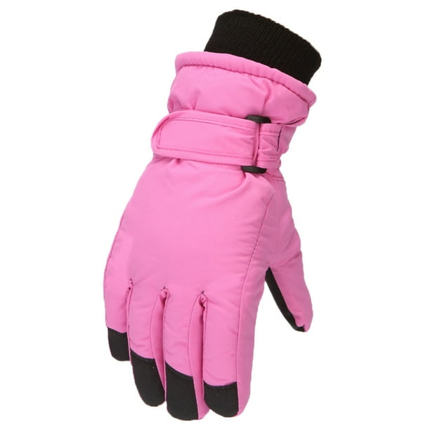 hoksml Kids Gloves Winter Gloves pour les Enfants Garçons Filles Mitaines Coupe-Vent en Plein Air Ski de Dégagement
