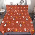 thumbnail image 1 of HAHDAXIA Merry Christmas Pattern Bedding Solid Comforter Set for All Seasons,3 Pieces(1 Comforter+2 Pillowcases),Soft Microfiber Bedding Set Queen(90"x90"), 1 of 7