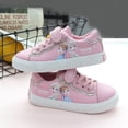 thumbnail image 1 of Zapatos de dibujos animados de Disney Frozen para niñas, nueva moda de primavera y otoño, zapatos blancos de princesa para niños, zapatos deportivos casuales elsa 31-Insole19.5 CM Gao Jinjia LED, 1 of 2