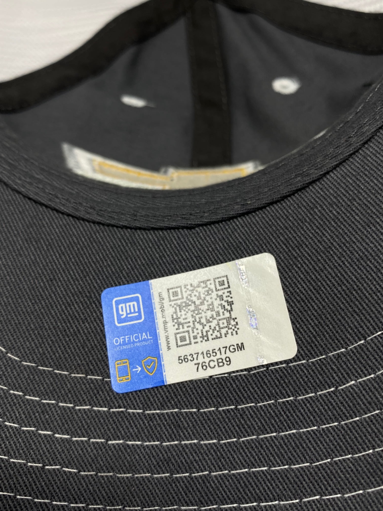 GM Chevrolet Chevy Men's Officially Licensed Embroidered Logo Trucker Hat Cap - Gray/White