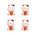 thumbnail image 3 of Naiovety Figuras de resina de gato de la fortuna, animales de la suerte, adorno de para el hogar, de riqueza, estatuas, regalos, vacaciones de Decoración del hogar Tipo 1 Naiovety HA078965-01, 3 of 6