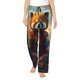 thumbnail image 1 of Balery Prairie Meditating Raccoon Pantalones de pijama para mujer, pijamas ultraligeros, pantalones de estar por casa-Large, 1 of 6