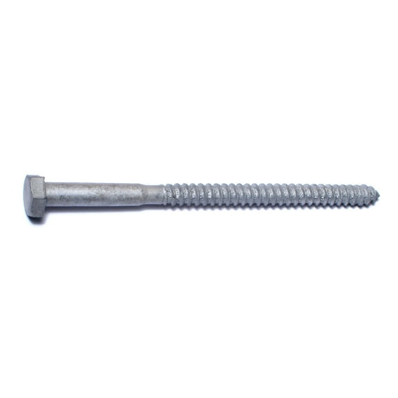 5/16" x 5" Hot Dip Galvanized Steel Hex Head Lag Screws HLSHS-357 (50 pcs.)