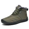thumbnail image 2 of NOKIO Men'S Snow Exploration Boots Men's Snow Boots Fashion Casual Sneakers Breathable Flat Bottom Casual Shoes Winter Padded Warm Men's Boots Men'S Thermal Snow Boots, 2 of 5