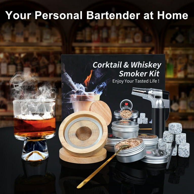 OGEDNAC Whiskey Cocktail Smoker Kit, Gift for Bourbon Lovers