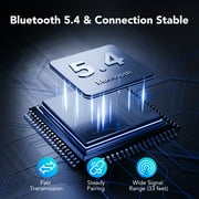 KT1 Bluetooth Car Adapter, Bluetooth Aux Adapter for Car, 16H Battery Life, Dual Connect, Calls Hands Free, Wireless Audio Receiver for Home, Stereo/Speaker/Headphone
