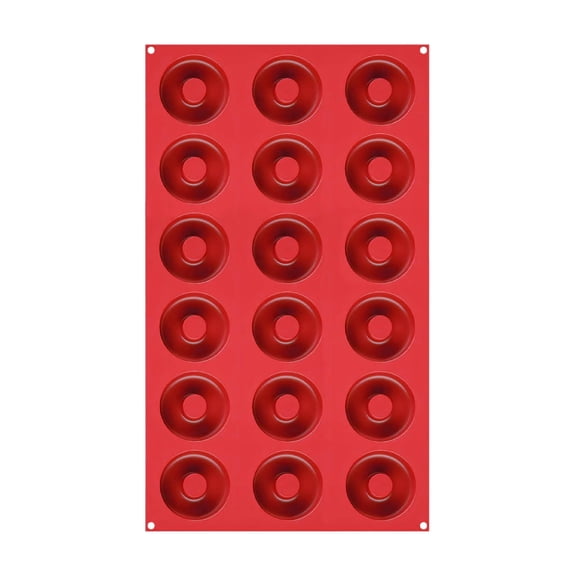 18 In 1 Silicone Donut & Cake Mould - Versatile Baking Tool for Mini Cookies and More