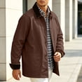 thumbnail image 6 of Rvwovn Barn Jacket for Men, Button Down Vintage Casual Work Jakcet with Patch Pockets, Spring Fall Outdoor Wear, 6 of 7