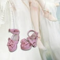 thumbnail image 1 of Runquan Chaussures de Poupée Échelle 1/4 Accessoires de Poupée Chaussures à Talons Hauts Créatives Robustes Roses, 1 of 8