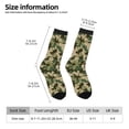 thumbnail image 2 of Honeii Camouflag Print Adult Socks,Crew Socks,Casual Calf Socks,Daily Wear Socks for Men & Women, Perfect for Sports, Casual and Everyday Use, 2 of 6