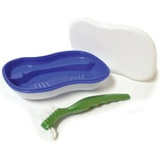 Archtek Maintenance Kit with full-sized Denture Brush, Amber 1 ea