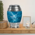 thumbnail image 6 of MUKTIVE Fishing Silhouette Keepsake Blue Urns for Adult Ashes Men, Galaxy Evening Small Urn for Men, Handcrafted Unique Ash Holders, Remembrance Gifts for Loss (1 Large & 4 Keepsake), 6 of 7