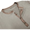 thumbnail image 6 of Resicozy Men's Henley Shirts Long Sleeve T-Shirts Casual Fashion Pullover Shirt Soft Stretch Basic Tees Fall Tops Gray 2XL, 6 of 7