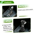 thumbnail image 3 of Perilla de cambio de marchas Unique Bargains con cubierta automática? Perilla de cambio de palanca para VW Tiguan 2009-2010 de plástico con cuero sintético, 3 of 6