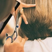 Hair Thinning Shears Professional Teeth Scissors with Adjustable Screw Barber Scissor for Texturizing Styling - Stainless Steel