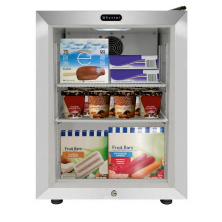 Whynter Countertop Reach In 1 8 Cu Ft Display Glass Door Freezer