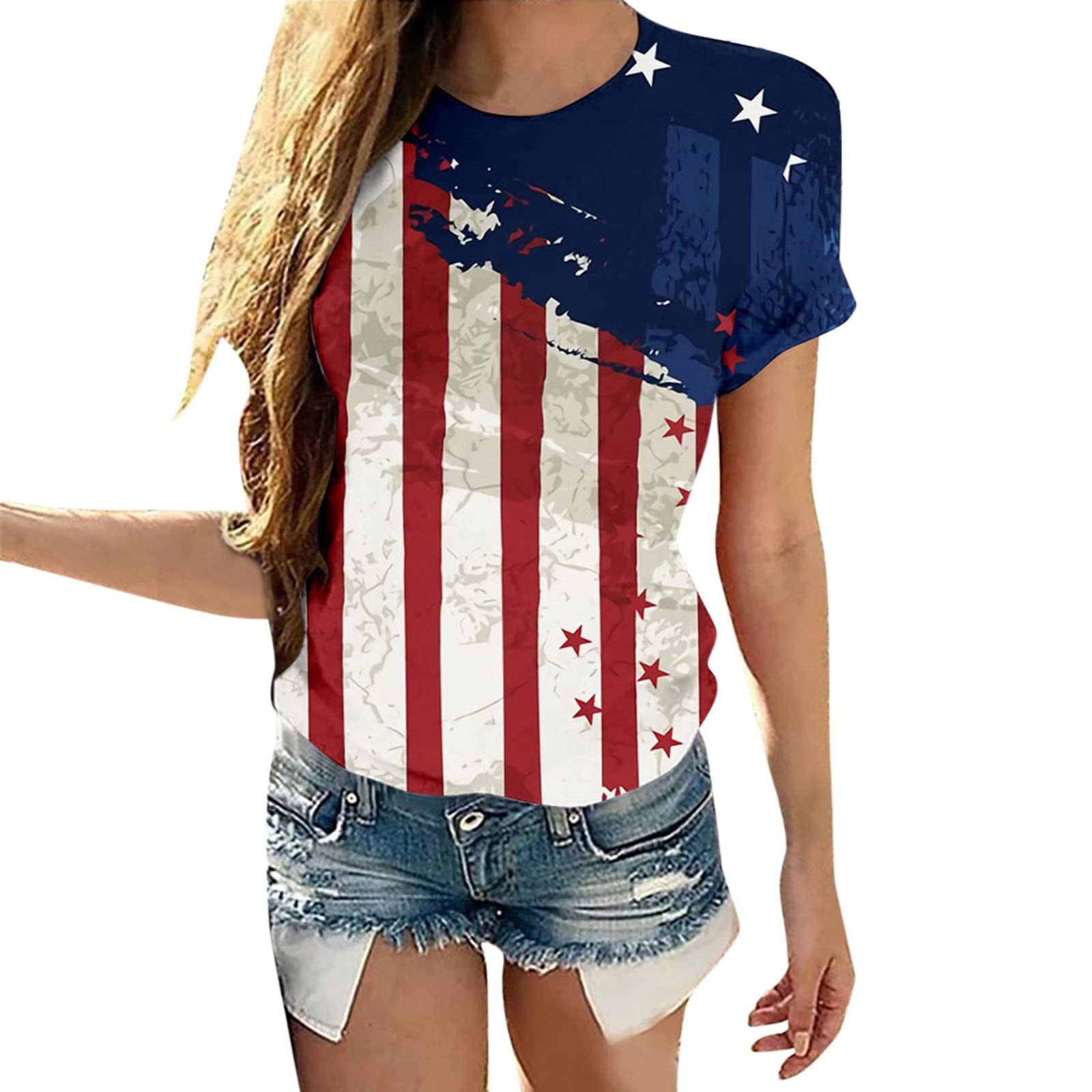 Patriotic T Shirt American Flag Screaming Skulls Mens Sizes Small to 6XL Tall 