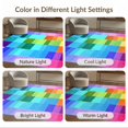 thumbnail image 7 of ODIKA 8'x10' Ultra-Soft Area Rug, Ombre Short Checkerboard Contemporary Geometric Checkered Pile None Washable, Bare feet friendly, Silk-Touch for Bedroom, Under Sectional, 7 of 7