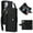 Black, variant on Wallet Card Zipper Flip Leather Case For Samsung Galaxy S24 Ultra S24Plus S23FE S23 Ultra S22 S21 FE S20 FE S10 Note 20 Note10 Note9