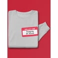 thumbnail image 3 of Hi I Am Staying At Home Sweatshirt Men -GoatDeals Designs, Male Medium, 3 of 4