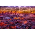 thumbnail image 4 of Boston, Massachusetts, Skyline at Sunset (1000 Piece Puzzle, Size 19x27, Challenging Jigsaw Puzzle for Adults and Family, Made in USA), 4 of 4