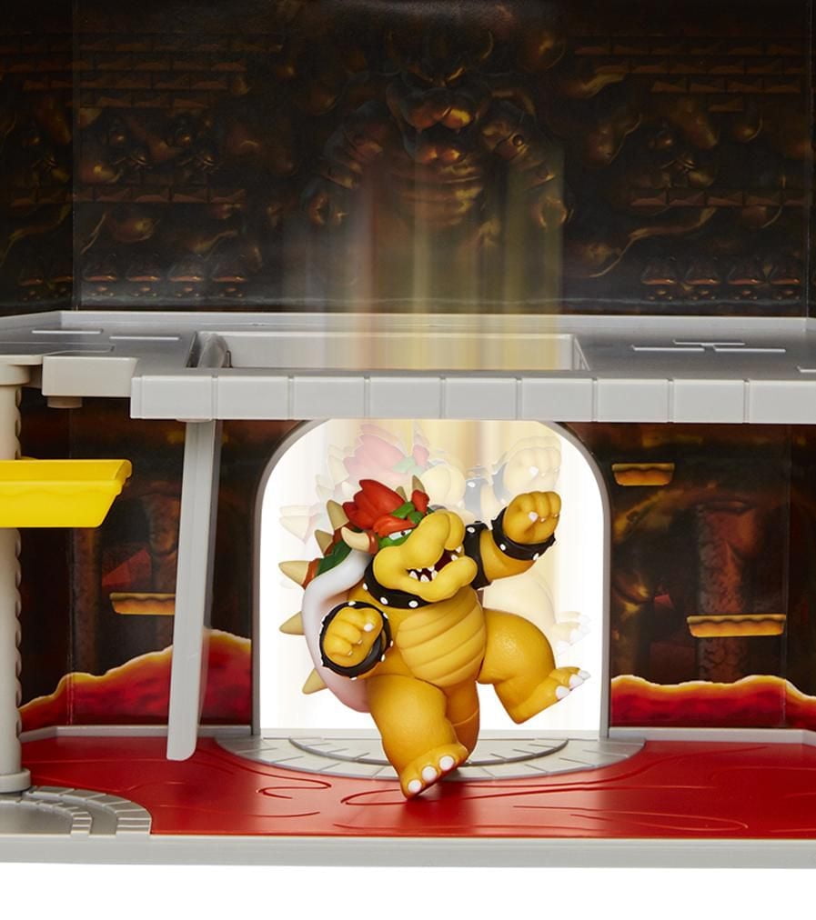 L'ensemble Château de Bowser de luxe Super Mario avec 5 figurines en bonus