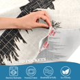 thumbnail image 5 of Yayeee Kitchen Curtains Tier Set of 2 Light Filtering 57"x36" Over Sink Window Panels, Christmas Plaid Forest, 5 of 7