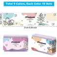 thumbnail image 5 of 90PCS Handmade Wrap Label Tape Vertical Wrap Paper Tape Soap Sleeves Covers for Soap Lotion Bars Bath Gift Wrapping 8.2x1.9 Inch, 5 of 9
