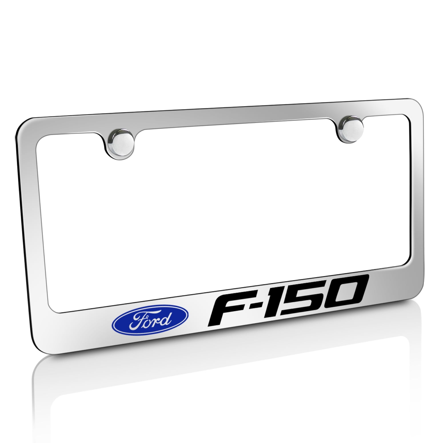 Ford F150 Chrome Metal License Plate Frame Walmart ford-f150-chrome-metal-license-plate-frame-walmart