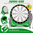thumbnail image 2 of Inflatable Soccer Dart Board, 6ft Giant Kick Darts, Indoor Outdoor Lawn Yard Game for Kids Adults, 2 of 7