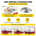 thumbnail image 3 of VEVORbrand Pottery Wheel Machine 11", 0-300rpm Ceramic Wheel, 350w Foot Pedal Shaping Tools 1pc Apron, 3 of 9