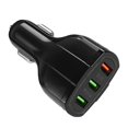 thumbnail image 2 of Rápido Para Coche 2x3.0 Soporte Para De Coche 3USB Salida Cola Cargador de corriente USB triple para coche, 2 of 6
