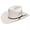 Natural, variant on Resistol Long Cattleman - (10X) Straw Cowboy Hat