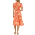 thumbnail image 2 of Nanette Lepore Split Neck Cotton Midi Dress, 2 of 6