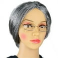 AaSFJEG 4Th Of July Old Lady Wig Granny Wig Old Lady For Women Grandma