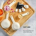 thumbnail image 5 of KitchenAid 9-Piece Plastic Stackable Measuring Cup and Spoons Set for Cooking, Porcelain, 5 of 8
