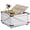 White, variant on GALAXHERO Coffee Table, Square Wood Flip-Top Center Table for Living Room and Bedroom with Hidden Storage, 31.5" White