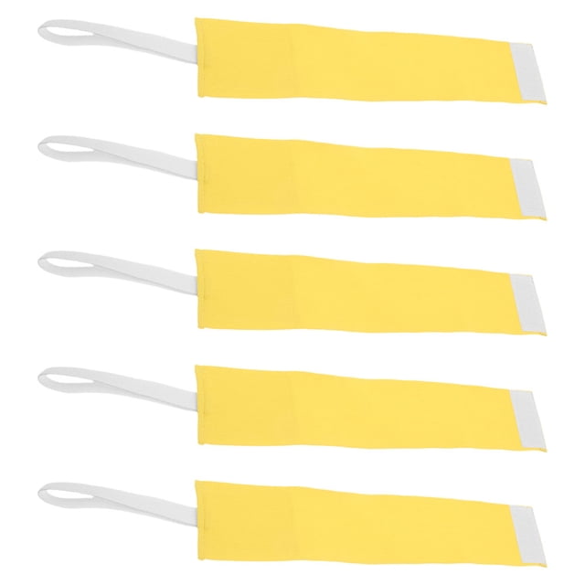 WEUVEB 5Ud Brazaletes Ajustables De Para Fútbol En Nylon Y Color Amarillo Reflectante