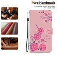 thumbnail image 3 of Nalacover Colorful Pattern Wallet Case for Samsung Galaxy S23 Plus,Shockproof Premium PU Leather Magnetic Clasp Cover with Credit Card Slots Holder Kickstand Slim Phone Case,Sakura, 3 of 7