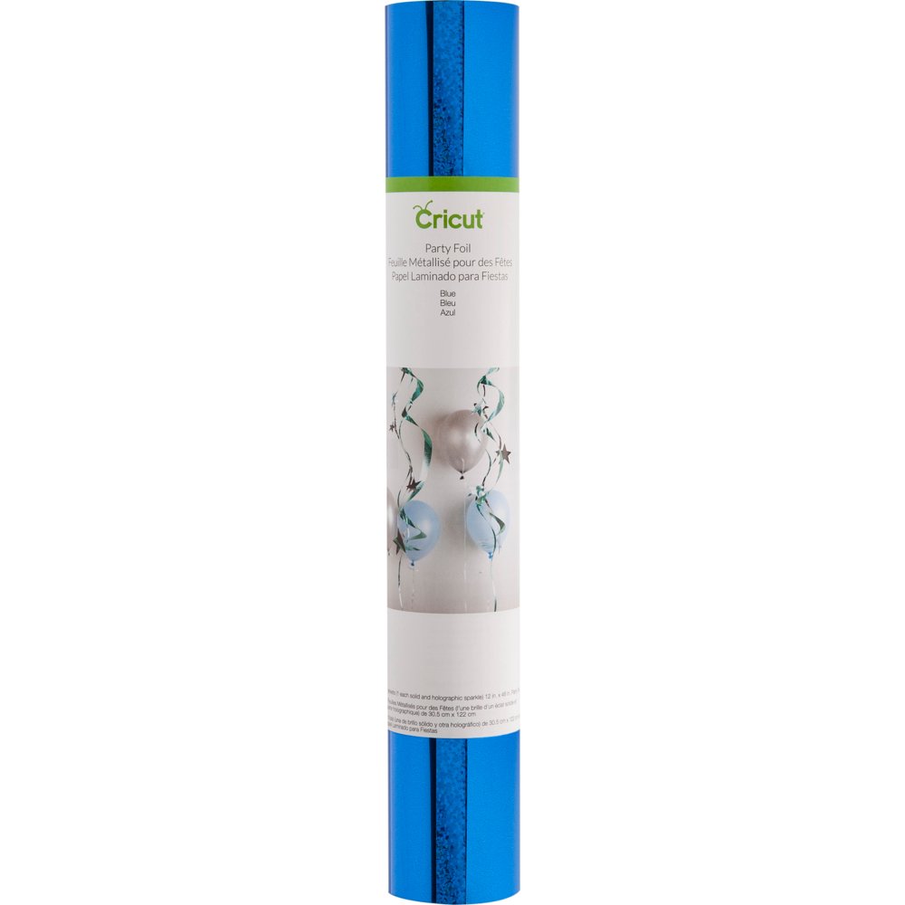 Cricut Party Foil, Blue 12"x48"