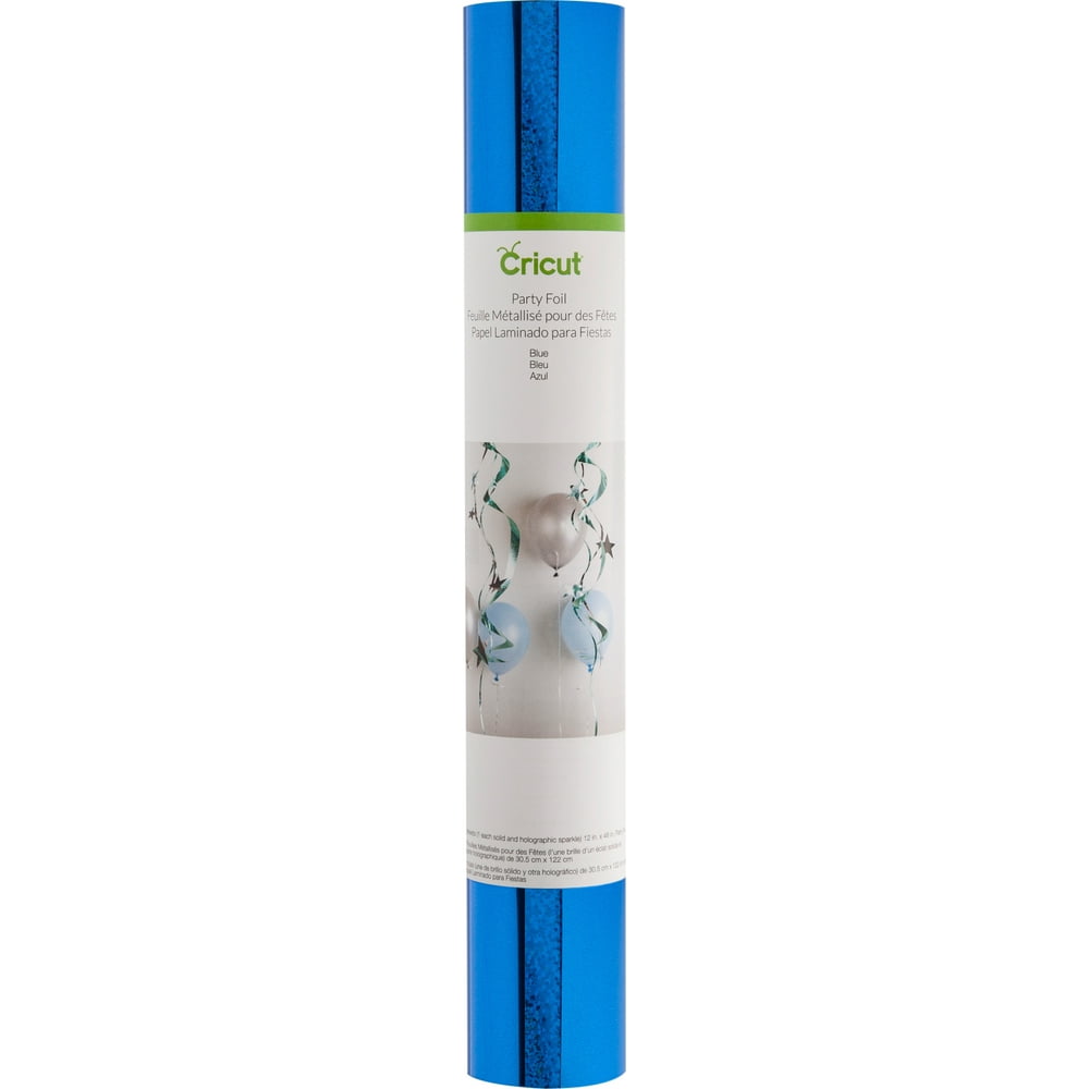 Cricut Party Foil, Blue - 12"x48" - Walmart.com - Walmart.com