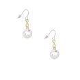 thumbnail image 2 of Delight Jewelry Silvertone Elephant Silhouette Gold Tone Infinity French Earrings, 2 of 4