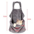 thumbnail image 2 of EXHUMKY Anti Pilling Pet Holding Bag Dark Grey Apron Protects Clothes and Pets, 2 of 5